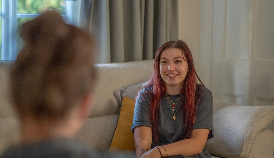 KPF team member Hollie at group reflections