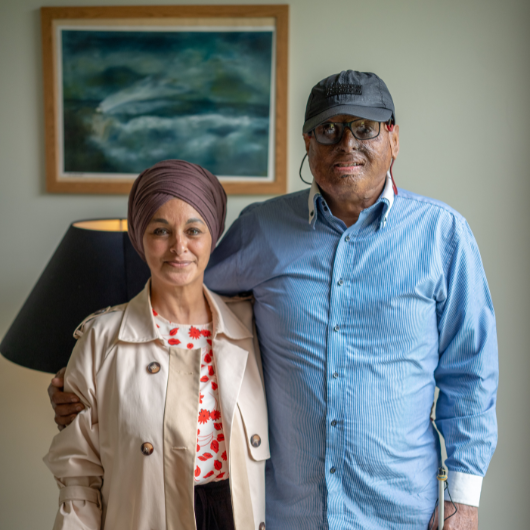 Sal and his wife Mia